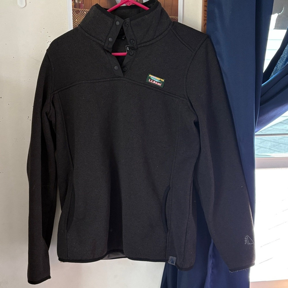 L.L. Bean Black Fleece Jacket